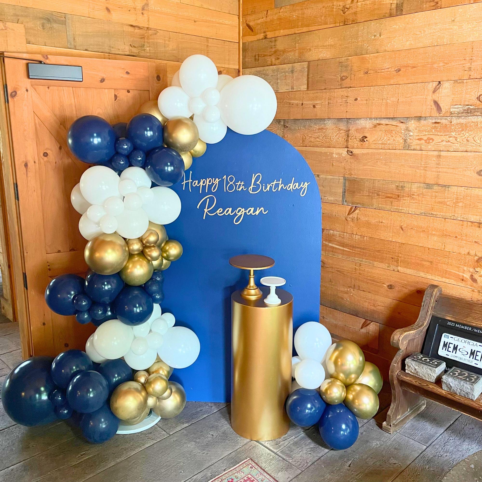 Luxury Birthday Balloon with Chiara Panel